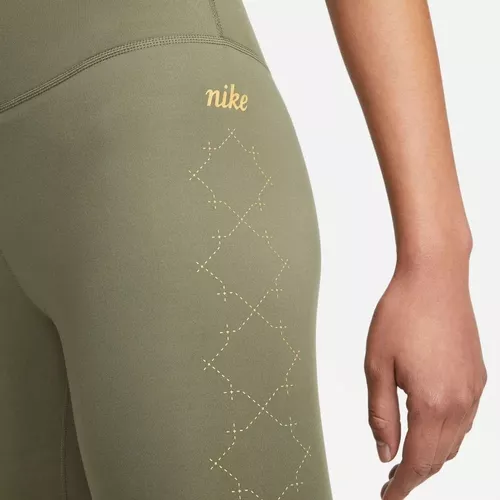 Calzas Mujer Nike One Luxe Dri-fit Tiro Medio Originales