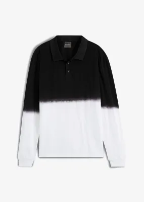 Camiseta de tipo polo Negro-blanco