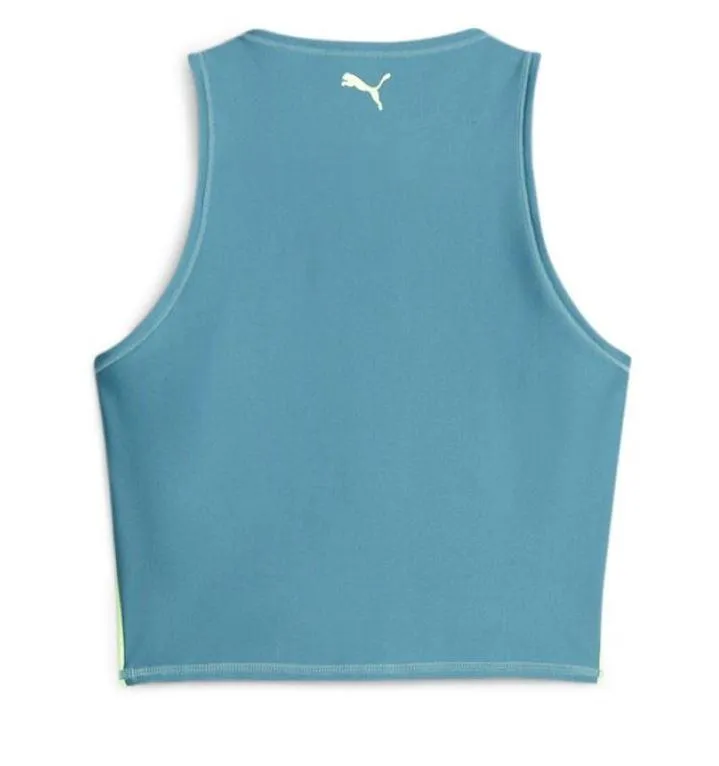 Camiseta Tirantes Puma FIT EVERSCULPT Mujer Verde/Lima/Negro