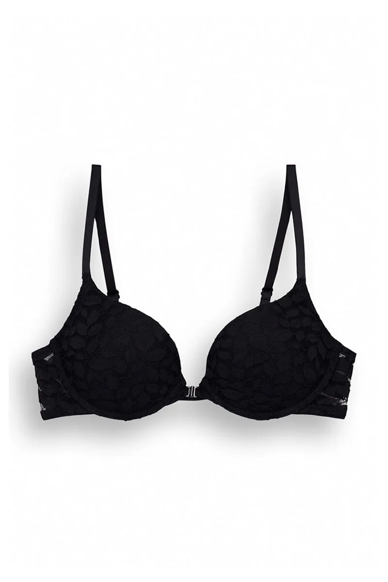 GORGEOUS Sujetador push up encaje negro