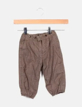 H&M Pantalón gris cuadros