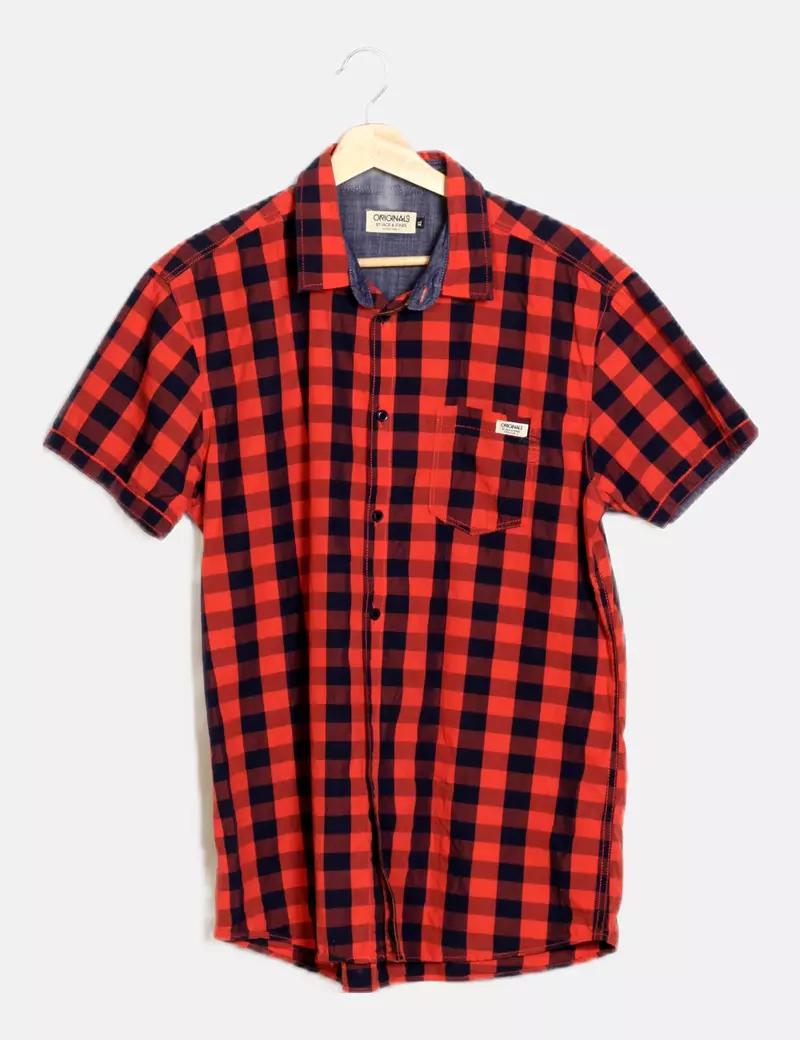 Jack & Jones Camisa bicolor cuadros