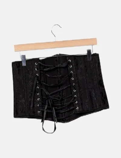 NoName Corset negro encaje