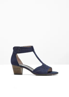 Sandalias con tiras en T de Jana Azul oscuro