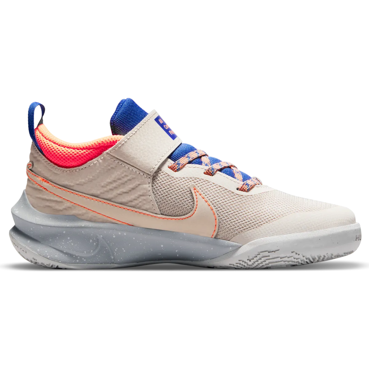 Zapatillas Básquetbol Niño Nike Team Hustle D 10 SE (GS) Damasco/Azul/Naranja