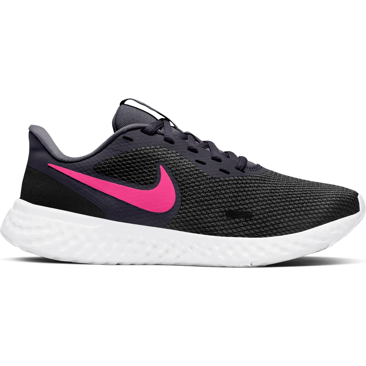 Zapatillas Running Mujer Nike Revolution 5 Negra/Rosada