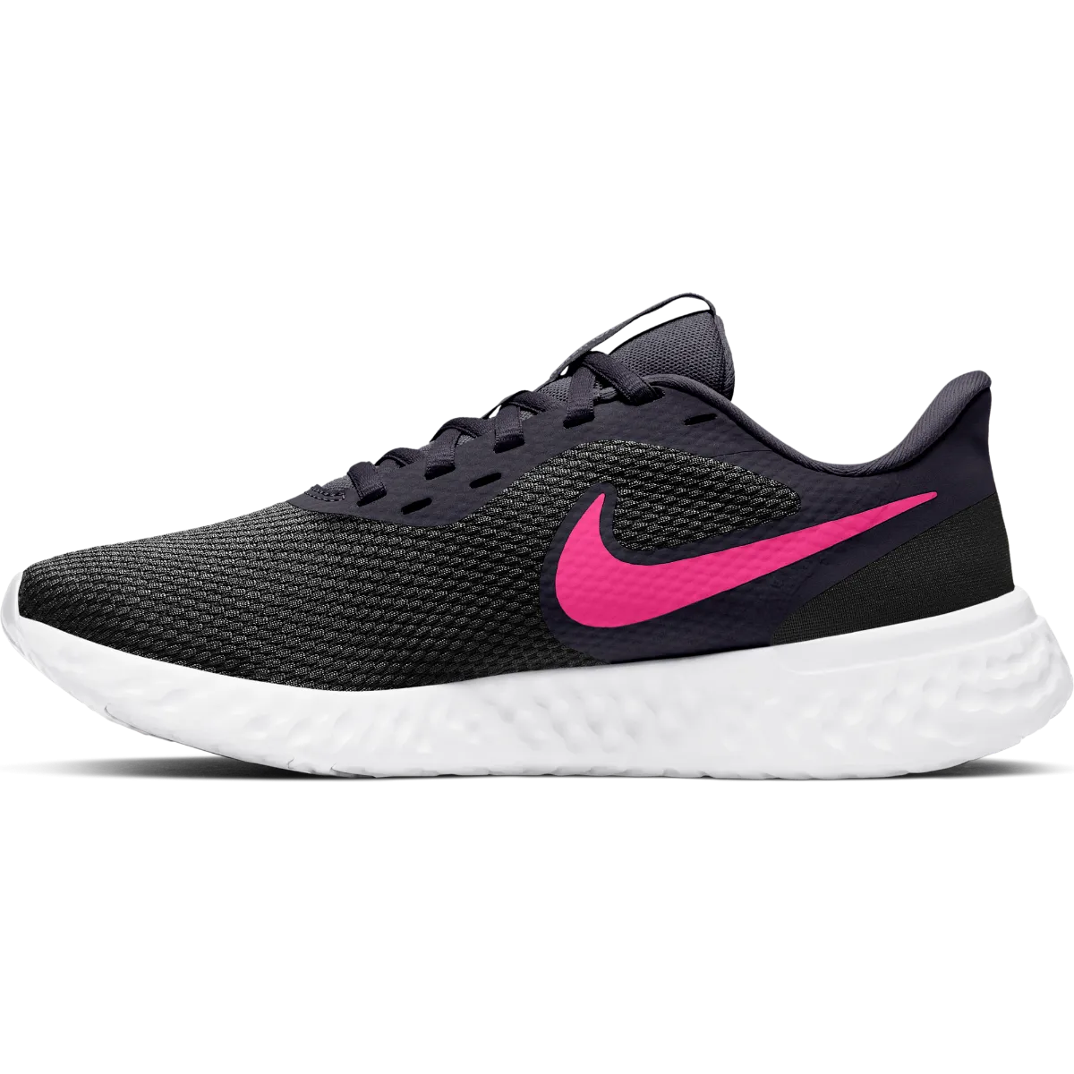 Zapatillas Running Mujer Nike Revolution 5 Negra/Rosada