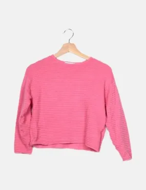 Zara Jersey rosa punto